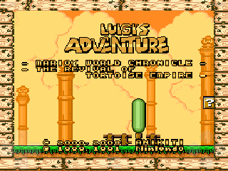 Screenshot Thumbnail / Media File 1 for Super Mario World (USA) [Hack by Anikiti Rev 0.422] (~Luigi's Adventure - The Revival of Tortoise Empire) (Ja)